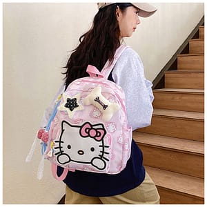 Backpack Casual Double Backpack Disney Toy Backpack Junior High School Students School Bag Children Travel Backpack 6-12 years old