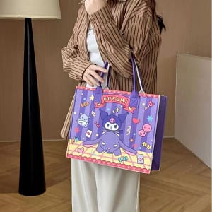 New Sanrio Kulo Cartoon Mika Felt Tong High-value versatile bag Popular hand gift bag