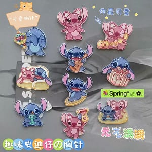 Stilt brooch pin acrylic student cute interstellar baby decoration schoolbag badge pendant small gift