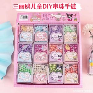 Sanrio bracelet DIY handmade children's bracelet beaded crystal bracelet cartoon cute gift little girl bracelet