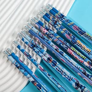 Stilt Student Cartoon Pencil Set with Pencil Sharpener 2B Pencil Lead-free Poison Kindergarten Writing and Drawing Pencil