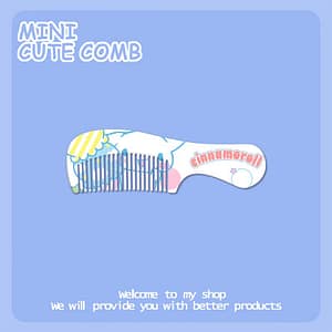 Funny cool penguin plastic comb student flat comb hair is compact and easy to carry anti-static mini hair comb