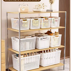 Snack storage toy artifact household storage box plastic desktop basket storage basket miscellaneous kitchen finishing box