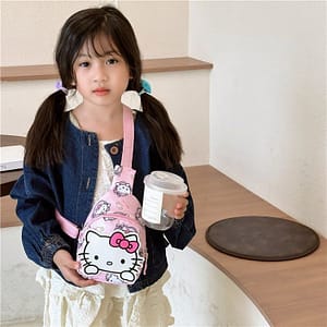 Cartoon new children's cute crossbody bag Kulomi baby breast bag lightweight girl shoulder bag kindergarten