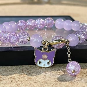 Primary school students' bracelet beaded crystal bracelet