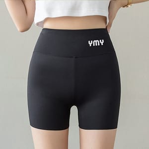 Safety trousers, underwear, two-in-one underwear, can be worn outside, abdomen, buttocks lifted, three-point ice silk shark pants, preventing exposure