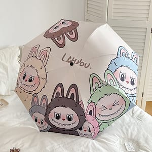 Fully automatic umbrella sun umbrella rain vinyl dual-purpose folding umbrella