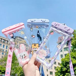 Sealed air bag waterproof mobile phone bag for diving