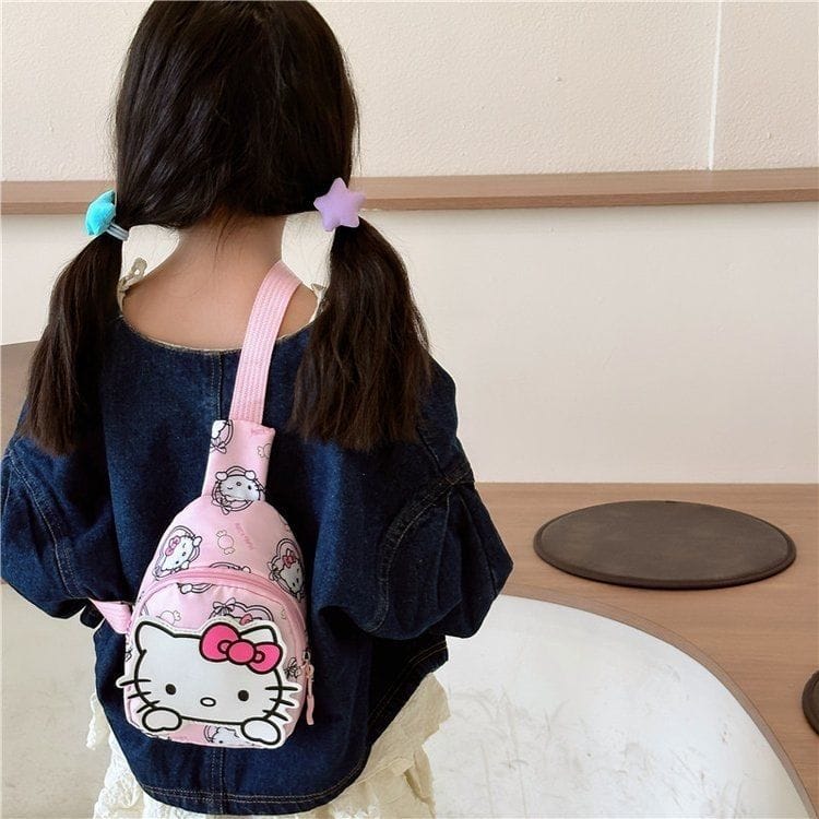 Cartoon new children's cute crossbody bag Kulomi baby breast bag lightweight girl shoulder bag kindergarten - Image 3