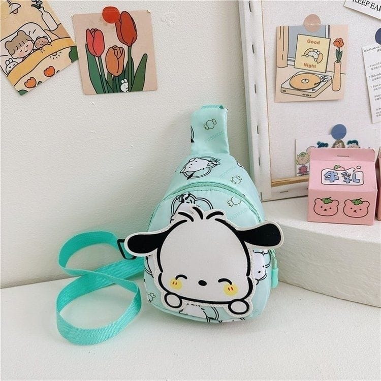 Cartoon new children's cute crossbody bag Kulomi baby breast bag lightweight girl shoulder bag kindergarten - Image 4