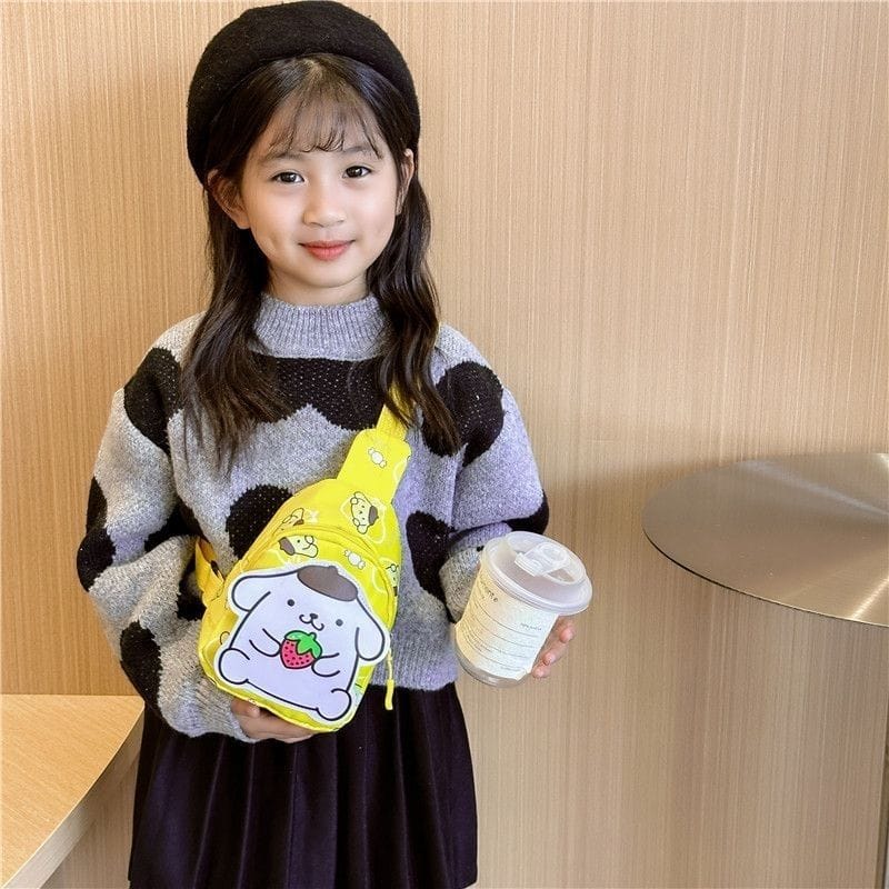 Cartoon new children's cute crossbody bag Kulomi baby breast bag lightweight girl shoulder bag kindergarten - Image 6