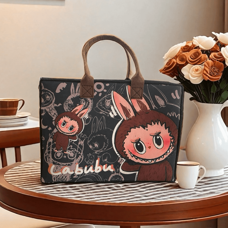 Felt handbag storage travel bag storage bag luggage bag trolley box - Image 3