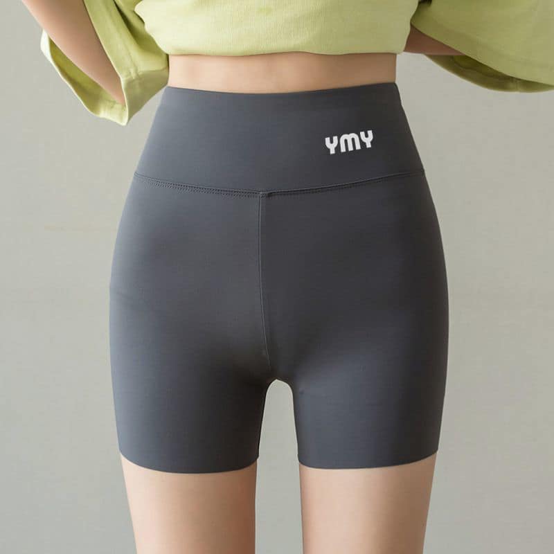 Safety trousers, underwear, two-in-one underwear, can be worn outside, abdomen, buttocks lifted, three-point ice silk shark pants, preventing exposure - Image 3