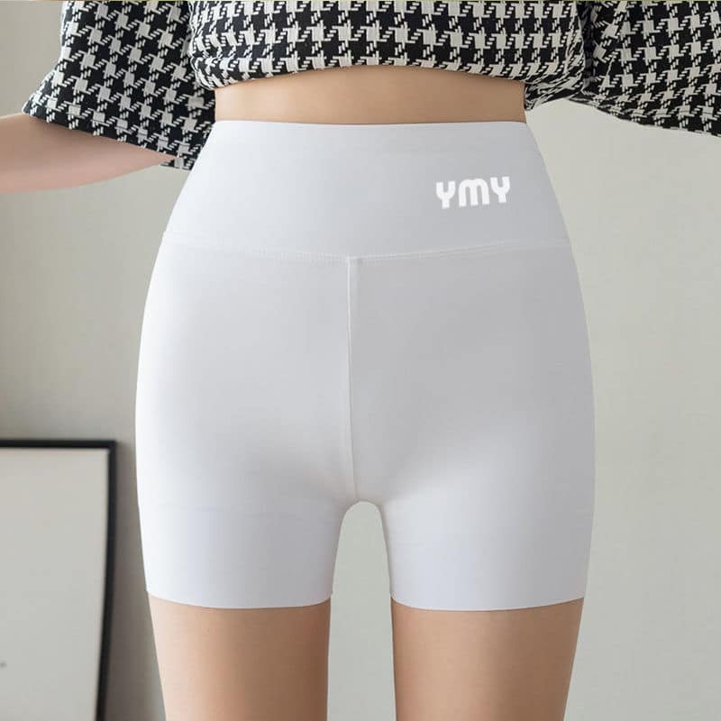 Safety trousers, underwear, two-in-one underwear, can be worn outside, abdomen, buttocks lifted, three-point ice silk shark pants, preventing exposure - Image 4